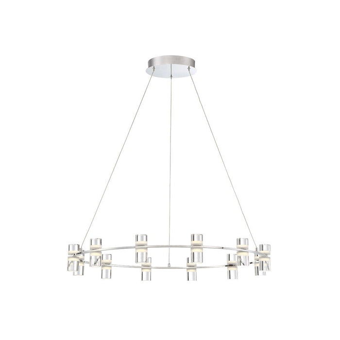 Eurofase Netto Medium LED Chandelier, Chrome/Clear - 33725-017