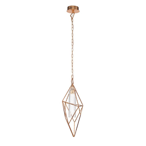 Eurofase Verdino Large LED Pendant, Rose Gold/Clear - 33758-015