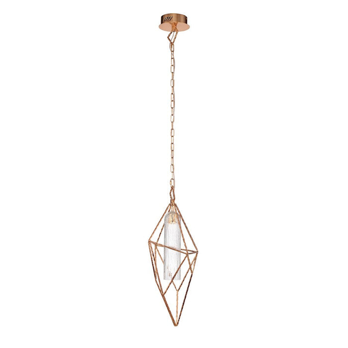 Eurofase Verdino Large LED Pendant, Rose Gold/Clear - 33758-015