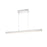 Eurofase Santi Small Linear LED Chandelier, Chrome/Clear - 34100-011