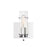 Eurofase Pista 1-Light Wall Sconce, Chrome/Clear - 34133-019