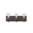 Eurofase Pista 3-Light Bathbar, Bronze/Clear - 34134-023