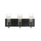 Eurofase Pista 3-Light Bathbar, Black/Clear - 34134-032