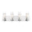 Eurofase Pista 4-Light Bathbar, Chrome/Clear - 34135-013