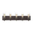 Eurofase Pista 5-Light Bathbar, Bronze/Clear - 34136-027