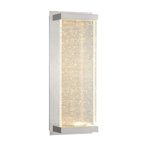 Eurofase Paradiso Outdoor LED Wall Mount, Satin Nickel/Clear Bubble - 34138-014