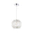 Eurofase Catalda 1-Light Pendant, Chrome/Clear - 34289-020