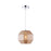 Eurofase Catalda 1-Light Pendant, Chrome/Smoke - 34289-037