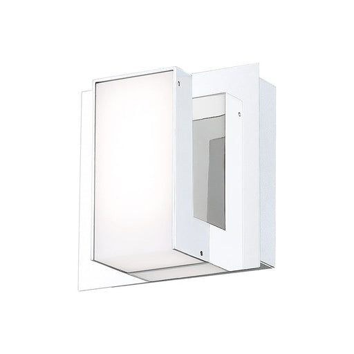 Eurofase Delrosa 1-Light LED Wall Sconce, Chrome/Frosted - 35650-010