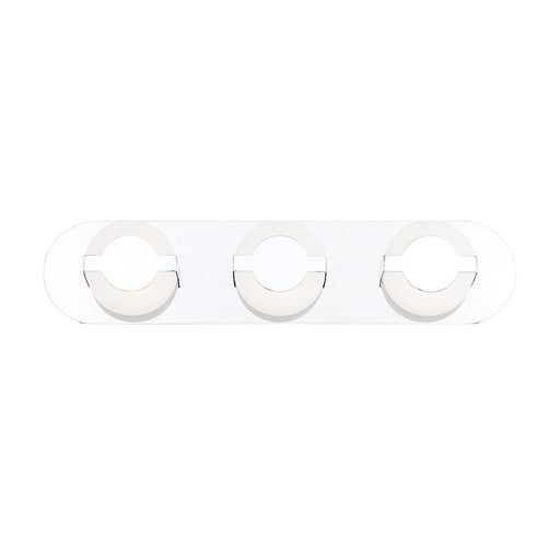 Eurofase Balewood 3-Light LED Bathbar, Chrome/Frosted - 35664-017