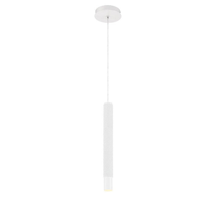 Eurofase Davenport Spiked 1-Light LED Pendant, White/White - 35710-011