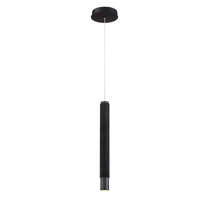 Eurofase Davenport Spiked 1-Light LED Pendant, Black/Black - 35710-028