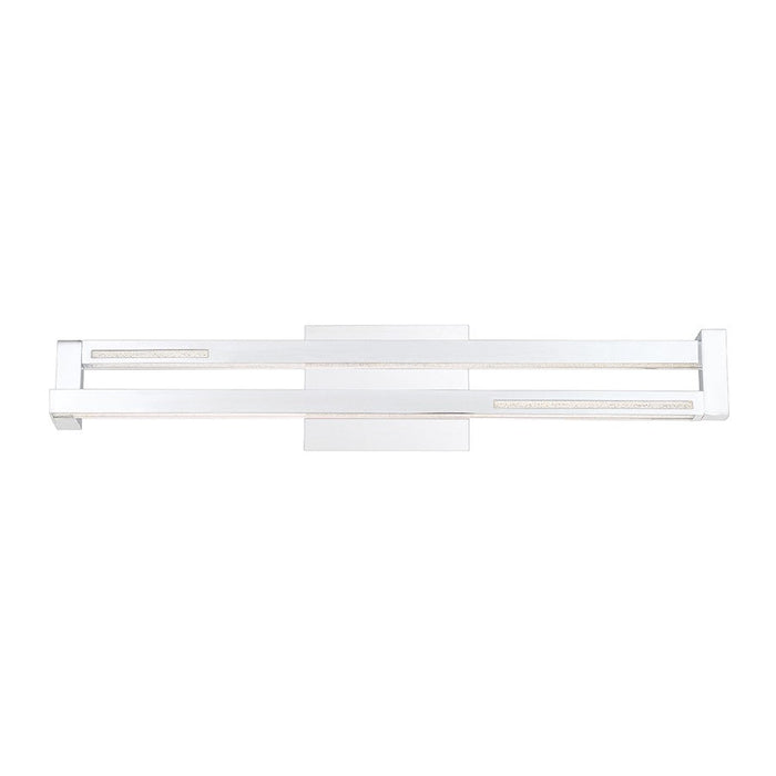 Eurofase Clinton Large LED Bathbar, Chrome/Clear - 35729-013