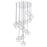 Eurofase Norway 13-Light LED Chandelier, Chrome/Clear - 35904-014