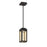 Eurofase Coop 1-Light LED Pendant, Sand Black/Gold - 35928-010