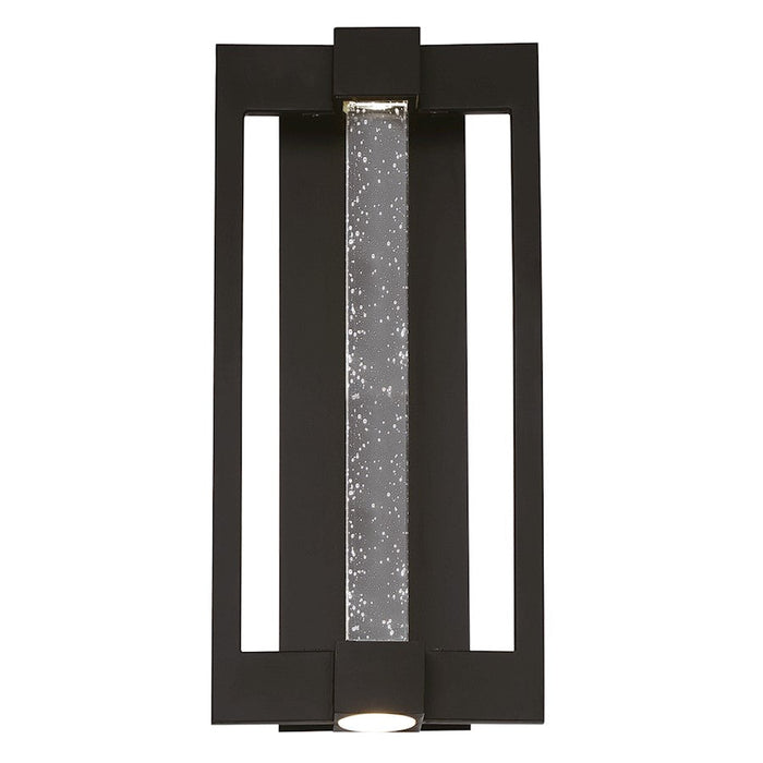 Eurofase Hanson Outdoor Large LED Wall Sconce, Black/Clear - 35947-011