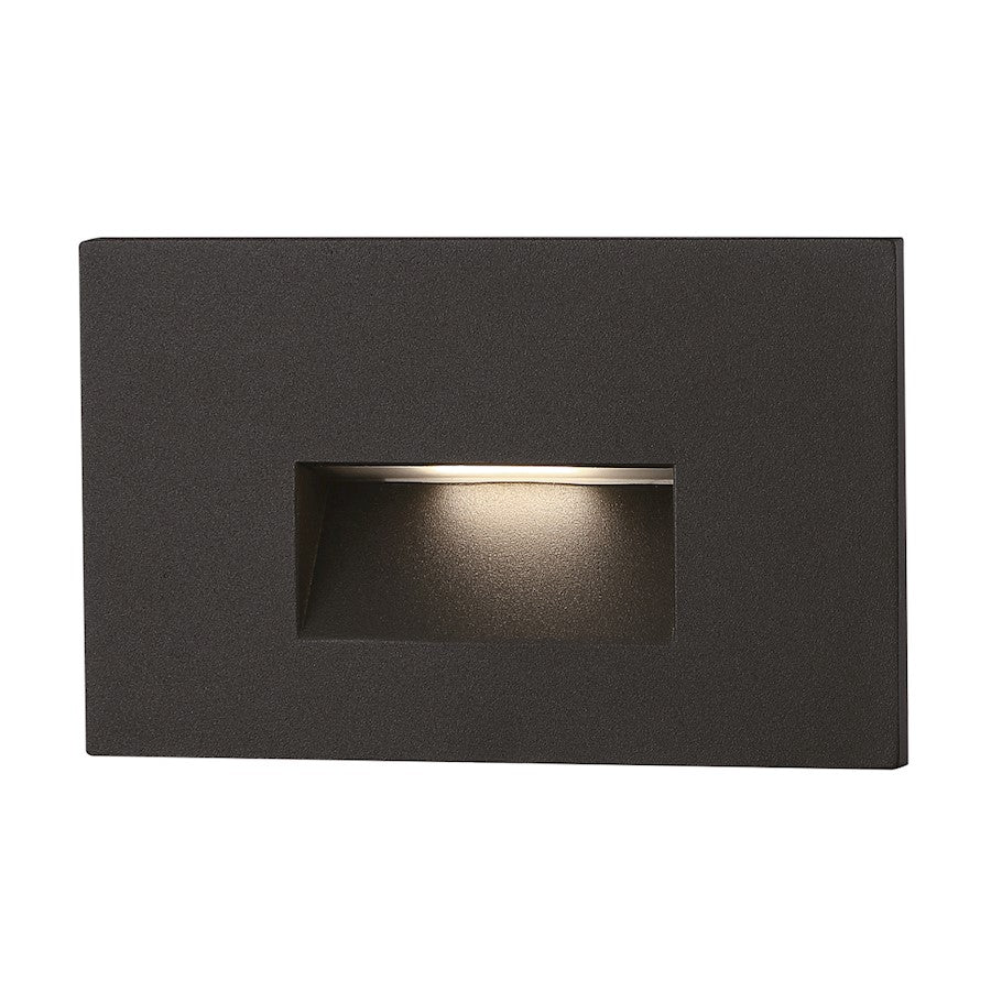 Eurofase 36046 Outdoor Recessed Trim Step Light, Black - 36046-025