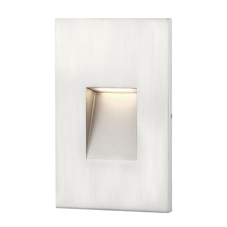 Eurofase 36051 Outdoor Recessed Trim Step Light, Brushed Nickel - 36051-014