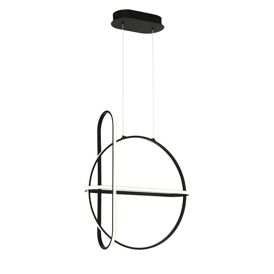 Eurofase Berkley LED Chandelier, Matte Black - 37035-013