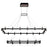 Eurofase Altamont 2-Tier 30-Light LED Chandelier, Nickel/Black/White - 37049-010