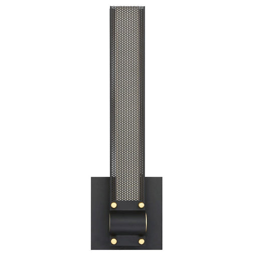 Eurofase Admiral LED Wall Sconce, Matte Black/Brass/Soft White - 37052-010