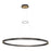 Eurofase Admiral Large LED Chandelier, Matte Black/Brass/Soft White - 37055-011