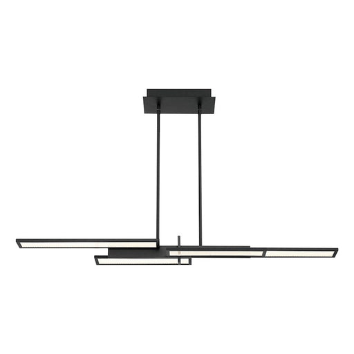 Eurofase Bayswater LED Chandelier, Matte Black/Soft White - 37062-019