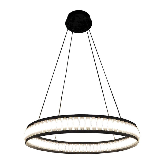 Eurofase Forster Small LED Chandelier, Black/Soft White - 37091-019