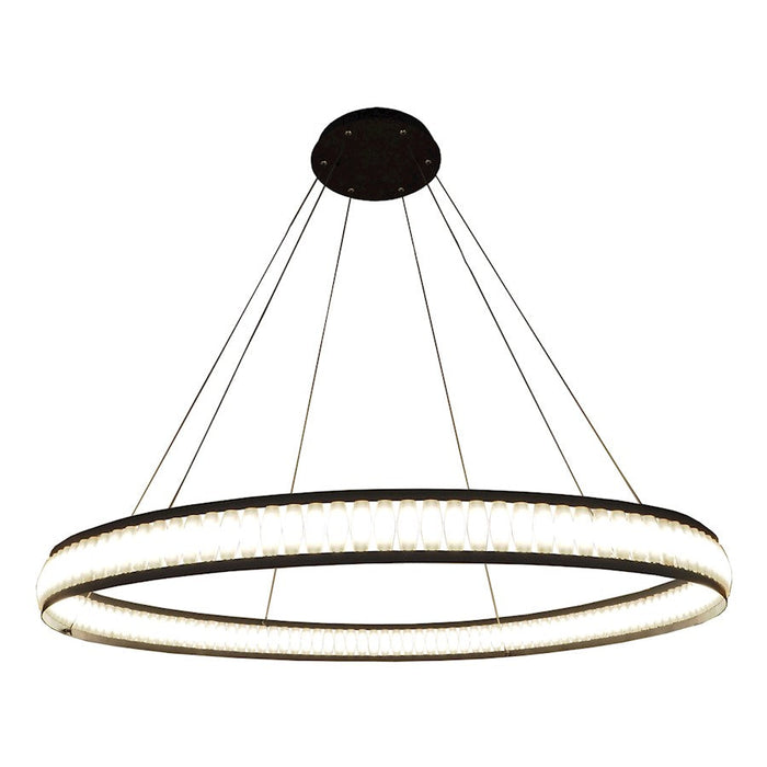 Eurofase Forster Medium LED Chandelier, Black/Soft White - 37092-016