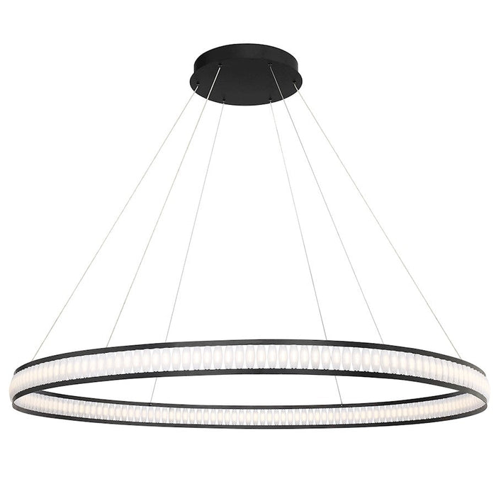 Eurofase Forster Large LED Chandelier, Black/Soft White - 37093-013