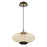 Eurofase Park Small LED Pendant, Black/Gold - 37106-010