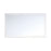 Eurofase 47"X 28" Rectangular Back-Lit LED Mirror - 37139-018