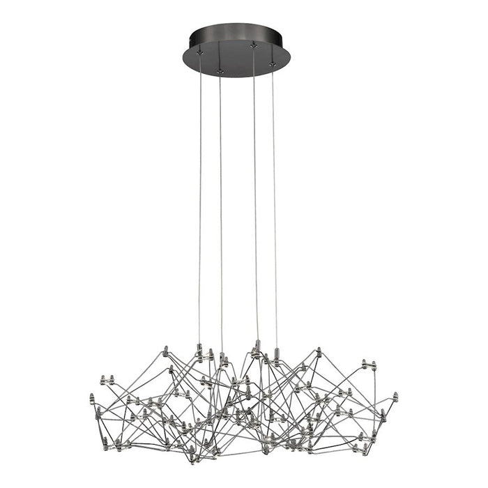 Eurofase Leonardelli Small LED Chandelier, Dark Chrome (Plated) - 38038-029