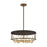 Eurofase 7LT Round LED Chandelier, BronzeGold - 38097-010