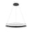 Eurofase Small Outward LED Pendant, Matte Black/White - 38131-011