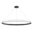 Eurofase Large Outward LED Pendant, Matte Black/White - 38133-015