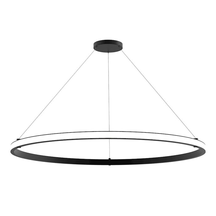 Eurofase Large Outward LED Pendant, Matte Black/White - 38133-015