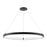 Eurofase Medium INWARD LED Pendant, Matte Black/White - 38135-019