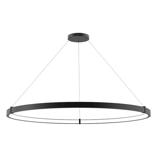 Eurofase Large INWARD LED Pendant, Matte Black/White - 38136-016