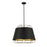 Eurofase 6 Light Pendant, Black/Black/Gold - 38145-025