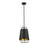 Eurofase 1 Light Pendant, Black/Black/Gold - 38147-029