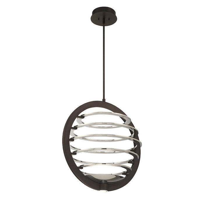 Eurofase Medium LED Chandelier, Dark BronzePolished Nickel - 38150-029