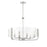 Eurofase 6 Light Chandelier, Chrome/Clear Glass - 38155-024