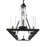 Eurofase Nerito 8 Light Island Chandelier, Matte Black