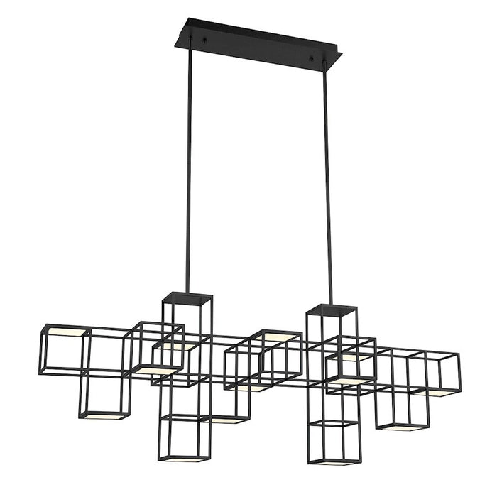 Eurofase 13 Light Linear LED Chandelier, Black - 38257-021