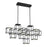 Eurofase 9 Light Linear LED Chandelier, Black - 38258-026