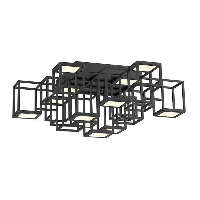 Eurofase 13 Light LED Flushmount, Black - 38261-026