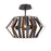 Eurofase Bevelo Mini Pendant, Wood/Bronze