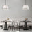 Eurofase Adelaide 3 Light Pendant, Matte Black