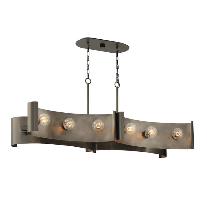 Eurofase 12 Light Island Chandelier, Vintage Nickel/Nickel/Black - 38429-019